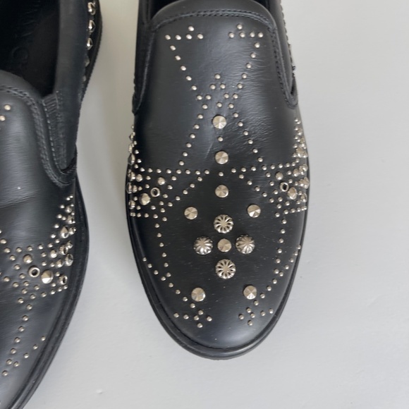 Jimmy Choo Grove Black Leather Slip-On Loafer Sneakers main image 2